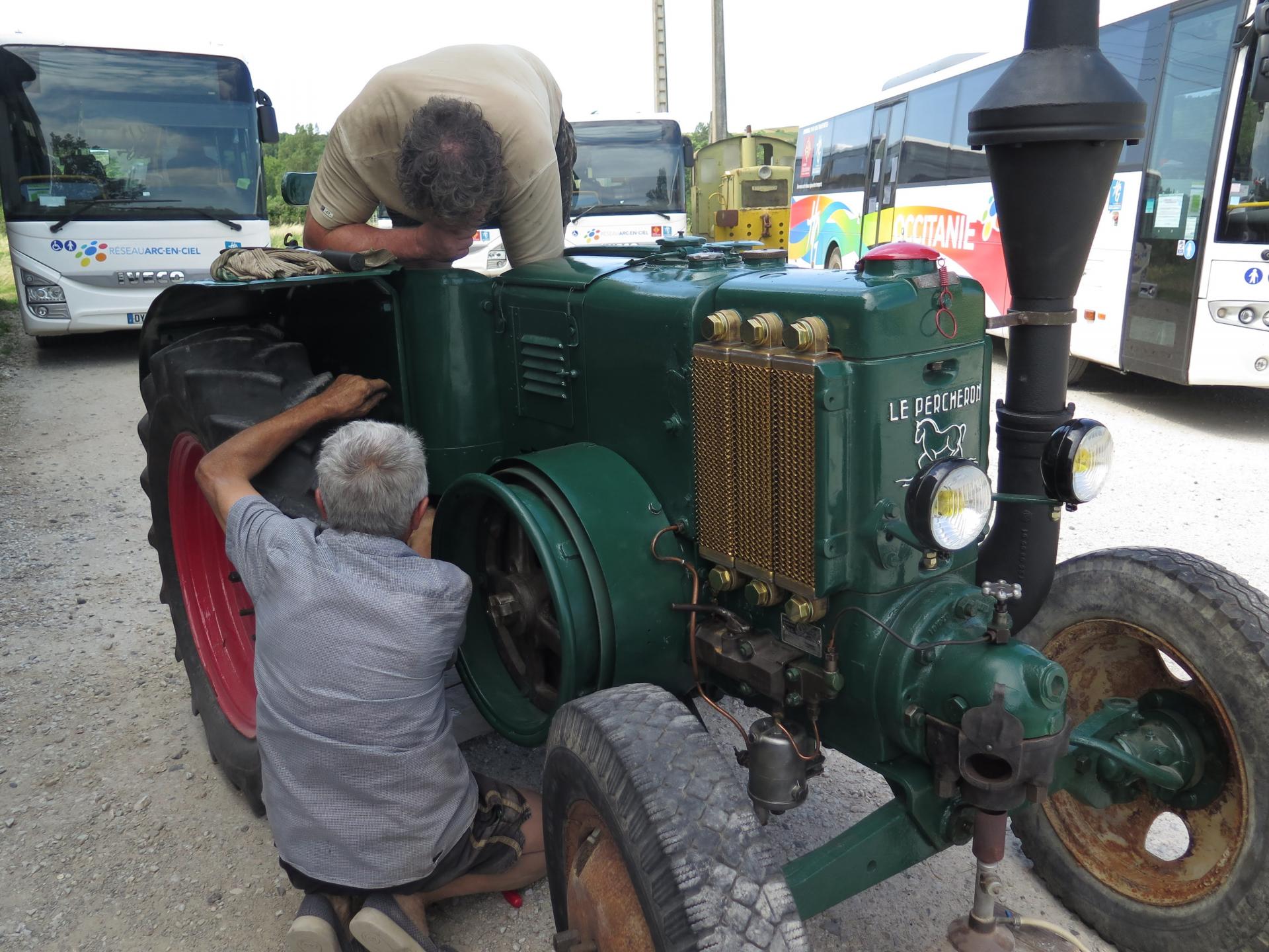 Mise en route de notre Percheron