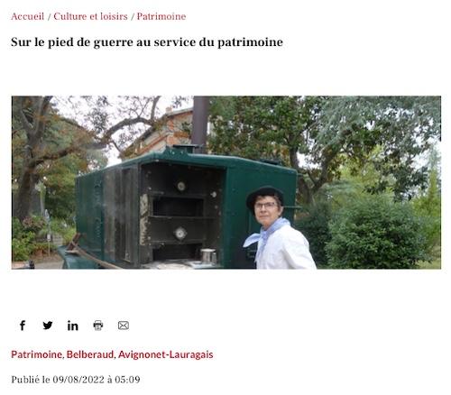 Sur le pied de guerre au service du patrimoine ladepeche fr